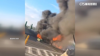 台61線雲林段貨車自撞火燒車　副駕逃生不及亡