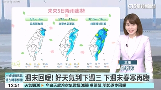 冷氣團影響早晚偏冷，桃園以北東臺局部雨