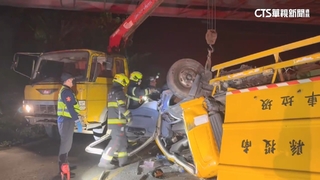 出勤收垃圾　清潔隊駕駛酒駕　衝破護欄摔30米橋下