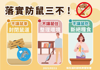 國內增1例漢他病毒 感染源待釐清　疾管署提醒民眾落實防鼠「三不」措施