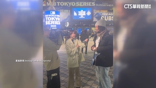 前美式足球四分衛看MLB　錄影片「華視記者」意外入鏡