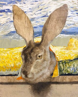 畫家曹登閎遺作《兔子》遭竊　展覽方：嫌疑人縮小至50人