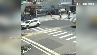 捷運中山站外增20m寬行穿線　兩側行穿線畫回來了