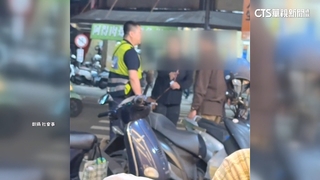 違停買人氣燒肉飯遭取締　騎士爆氣與警理論