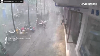 緬甸強震！　雲南「大樓變瀑布」夾帶碎石　民眾驚逃2傷