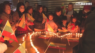 為震災祈福！　緬甸歸僑協會華新街點燈送希望