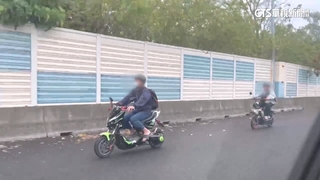 2男騎微電車疑誤闖國道　王田-彰化路肩騎10公里