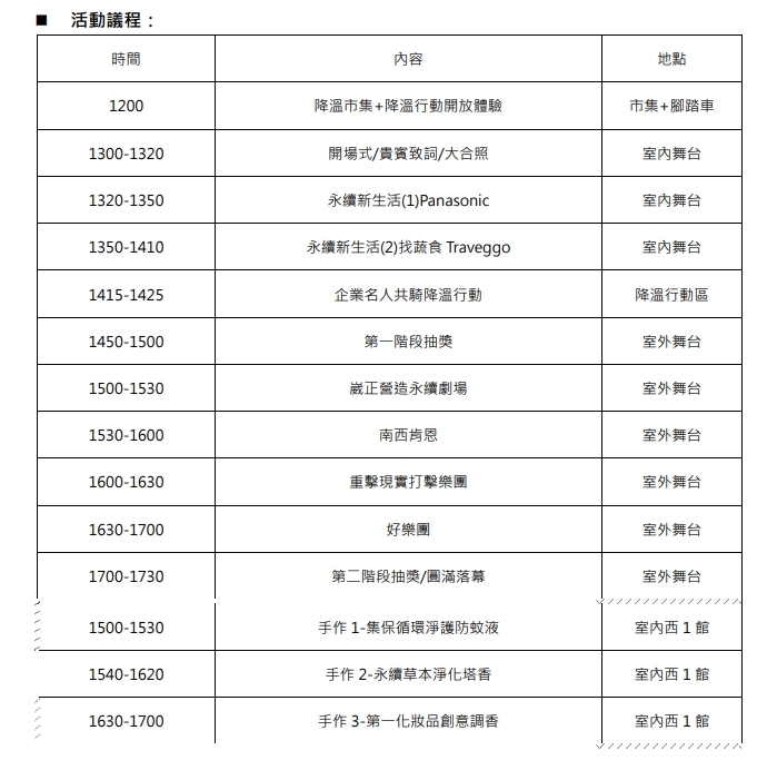活動議程。圖/《遠見雜誌》提供