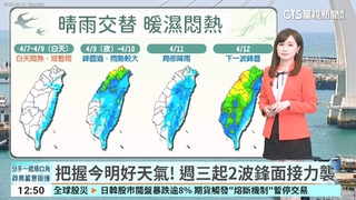把握今明好天氣！　週三高溫飆30度 2波鋒面接力襲