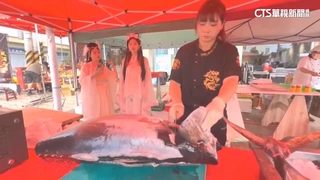大甲媽回鑾！百公斤生魚片吃免驚　嬤抱孫掏25萬請客