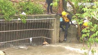 豪雨襲桃園！　工人下水道施工疑遭大水沖走失聯