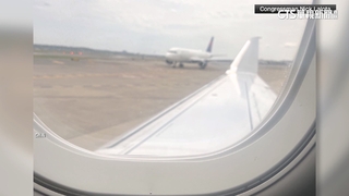 美再傳飛機事故　雷根機場兩機機翼相撞