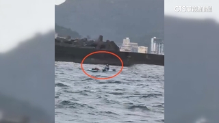 驚險！直擊SUP海釣誤闖航道　漁民急：撞到算誰的？