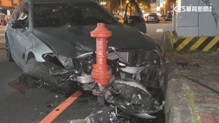 台中死亡車禍！23歲男直行撞機車　婦噴飛50米身亡