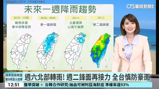 週六北部轉雨！　週二鋒面再接力　全台慎防豪雨