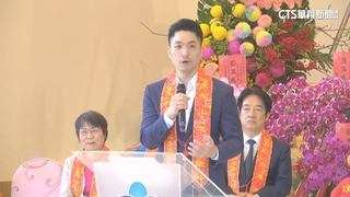 蔣萬安提倒閣後與賴清德首同台　揭牌插曲「紅布蓋頭」