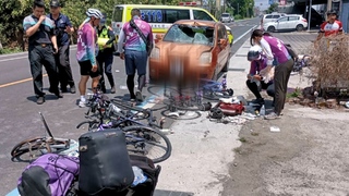 康橋單車環台7學生遭撞受傷　賈永婕證實「兒也在隊伍中」：逆向車很過分