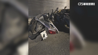 惡意推倒中壢路邊34輛機車　警逮嫌毀損罪送辦