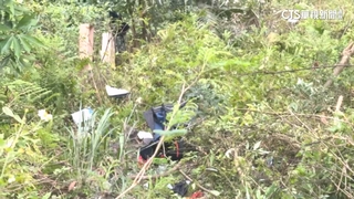 山路會車不慎墜崖　駕駛跌落40公尺深谷不治