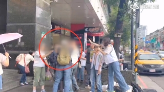 罷羅明才志工宣講遭「搶麥推頭」　街頭衝突罷團報警