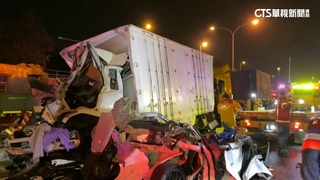 國道5車追撞！「車削一半」駕駛亡　乘客浴血喊救我