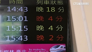 台鐵汐止五堵間電線掉落　班次延誤48分鐘　通勤族：要遲到了