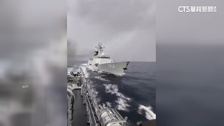 中國護衛艦前後包夾菲國軍艦　最近距離不到百米