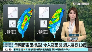 母親節雷雨攪局！　今入夜雨襲週末暴跌10度