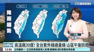 高溫飆30度！　全台紫外線過量級　山區午後防雨