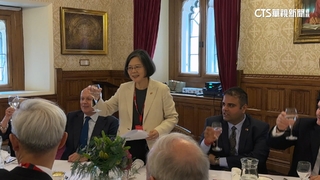 蔡英文英國國會演說　致敬英國挺台　籲民主國團結