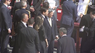 代表台灣出席教宗就職彌撒　陳建仁與盧比歐合照