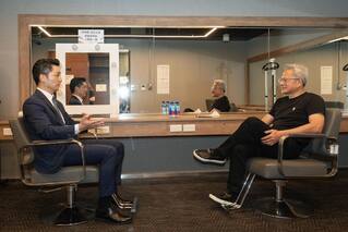 狂被問「如何說服輝達選擇台北？」　蔣萬安發文曝關鍵：已有相識而笑的默契