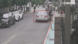 網傳翁「路怒症」蓄意衝撞女騎士　三峽警：純屬臆測