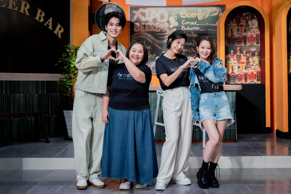 鍾欣凌、丁寧、孫淑媚、王品澔一同出席《拜六禮拜》媒體日