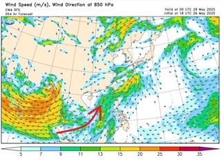 西南季風28、29日入南海　鄭明典：雨勢會更猛烈