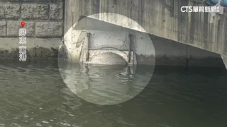 滿潮就遭殃！東港東津里積水　防潮孔蓋也沒救
