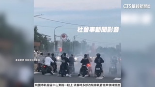 擾人清夢！近30機車街頭競速　見警取締急逃竄