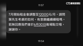 房租7千無預警漲至1.2萬　房客控房東趕人報警自保