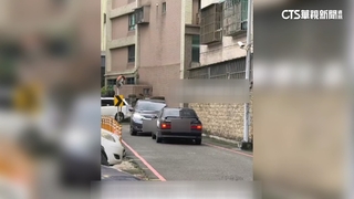 從天亮等到天黑　兩部車互不相讓「卡巷弄1.5小時」