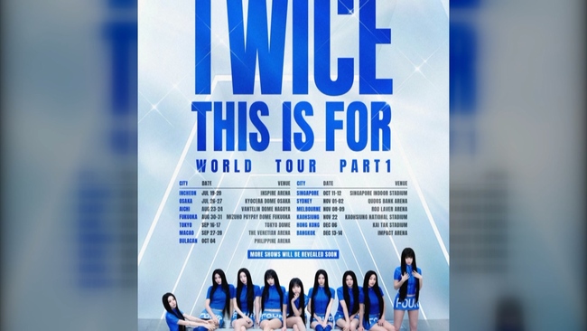 周子瑜回家！TWICE出道10年首登台演出　11/22高雄世運開唱 | 華視新聞