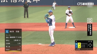 孫易磊登板飆152公里火球！　三上三下中繼成功
