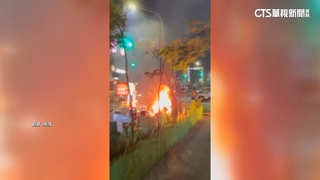 台南夜市人氣地瓜球攤突起火　2人二度燒傷送醫