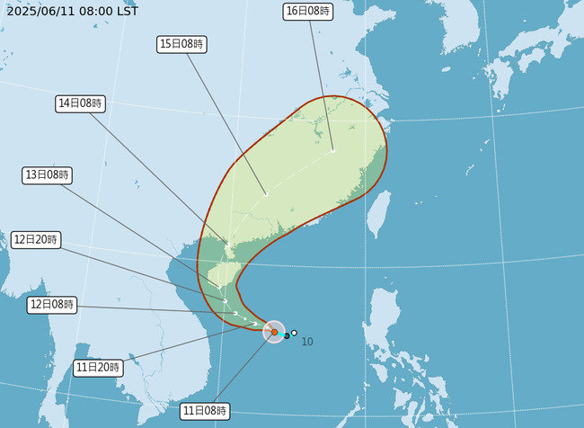 輕颱「蝴蝶」生成！最新路徑圖曝光　明起全台有雨 | 華視新聞