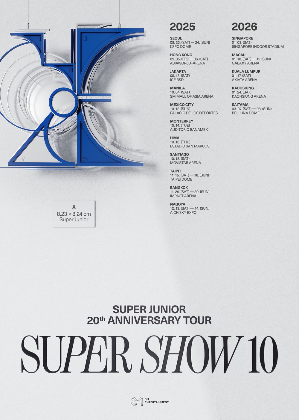 SUPER JUNIOR宣布11/15、16登大巨蛋開唱　明年1/24再登高雄巨蛋 | 圖片翻攝自 슈퍼주니어(Super Junior) 臉書