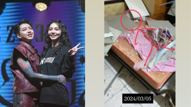 懷孕期間睡到一半「輕鋼架天花板」掉落　陳緗妮房東要求付修繕+全額房租 | 華視新聞