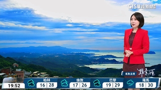 各地多雲到晴　午後局部雷陣雨