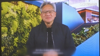 緯創竹北總部開幕　黃仁勳驚喜錄影力挺祝賀