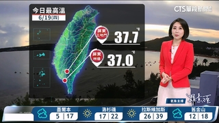 多雲到晴高溫炎熱　午後留意局部較大雨勢