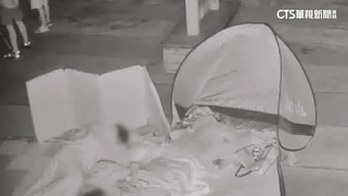 把武嶺亭當營地！　5口搭帳棚睡　太管處：恐罰3千元