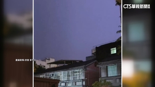 索爾降臨！南投草屯暴雨+紫.金閃電轟頂奇